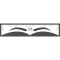 newest arrival permanent makeup eye measuring ruler eyebrow ruler eyebrow stencil